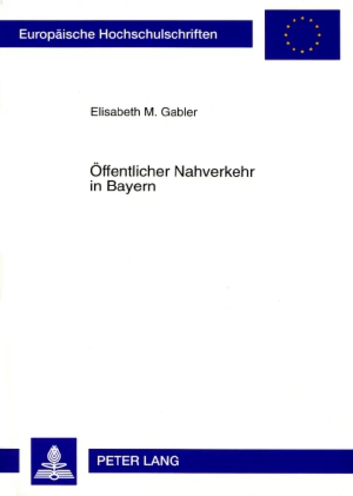 Titel: Öffentlicher Nahverkehr in Bayern