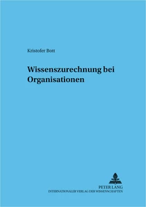Title: Wissenszurechnung bei Organisationen