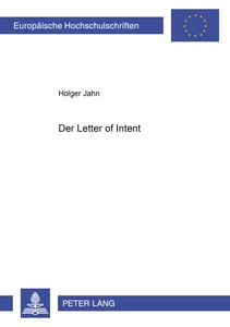 Title: Der «Letter of Intent»