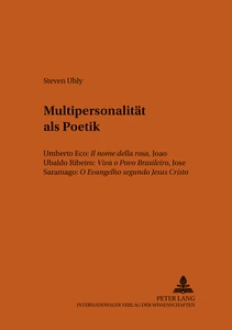 Title: Multipersonalität als Poetik