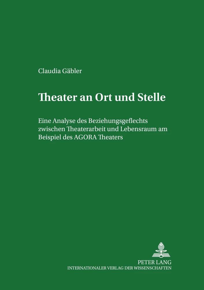 Title: Theater an Ort und Stelle