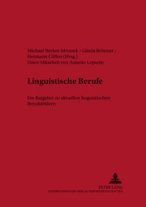 Title: Linguistische Berufe