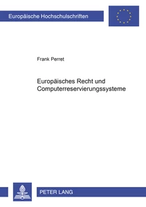 Title: Europäisches Recht und Computerreservierungssysteme