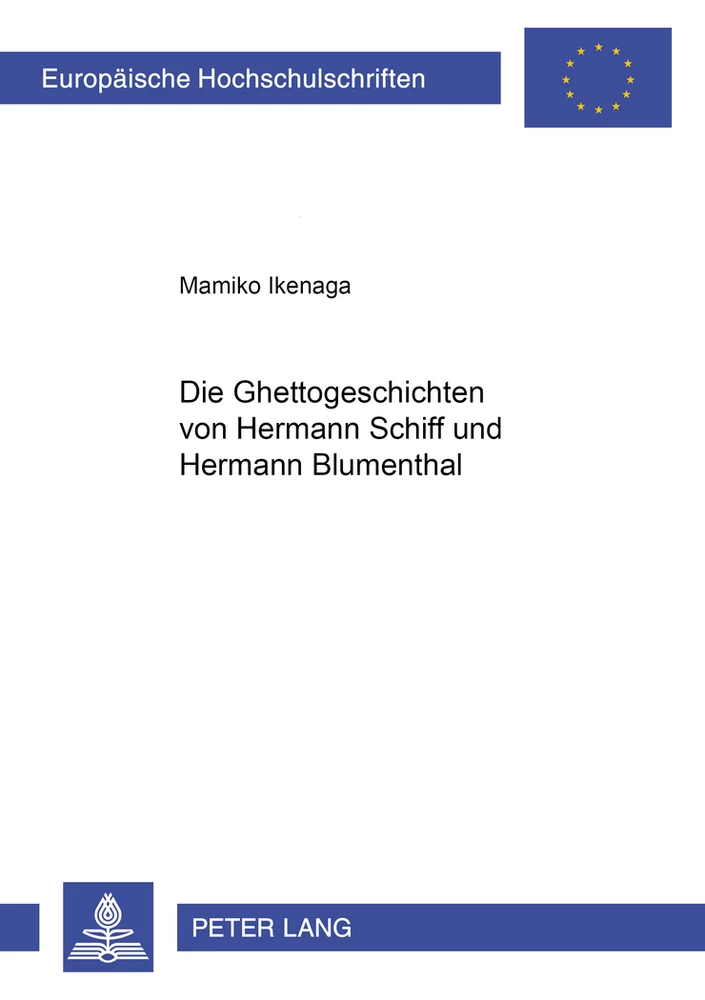 Titel: Die Ghettogeschichten von Hermann Schiff und Hermann Blumenthal