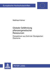 Title: Globale Gefährdung pflanzengenetischer Ressourcen