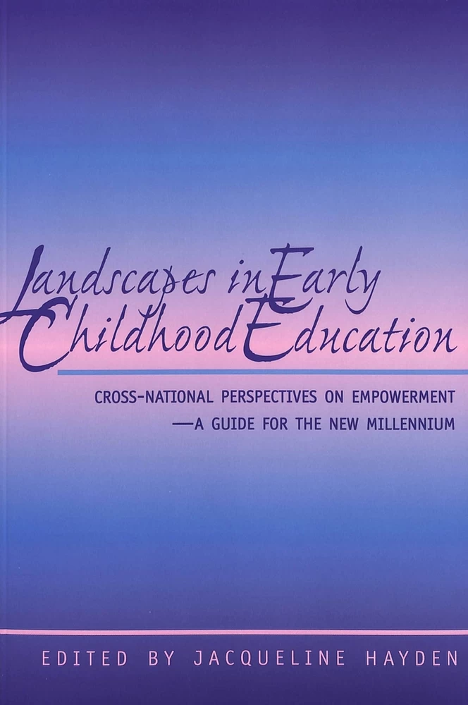 Title: Landscapes in Early Childhood Education