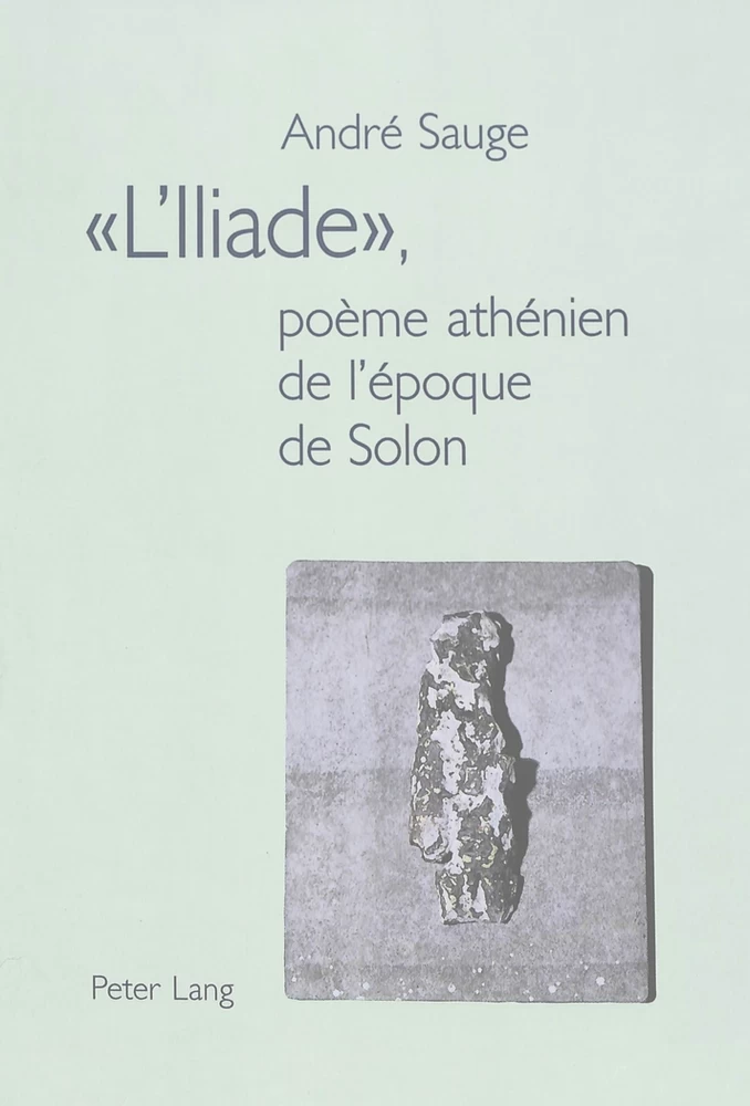 Title: «L’Iliade», poème athénien de l’époque de Solon