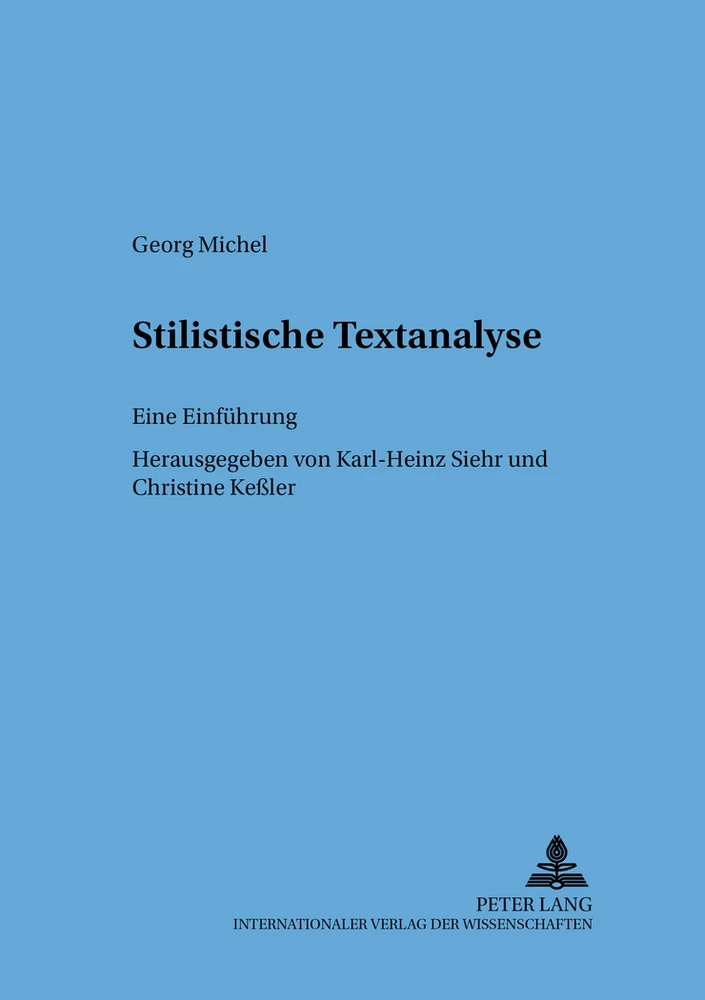 Title: Stilistische Textanalyse