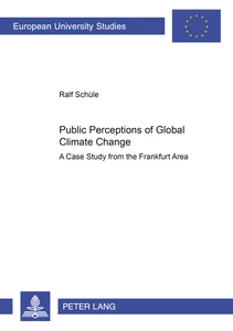 Title: Public Perceptions of Global Climate Change
