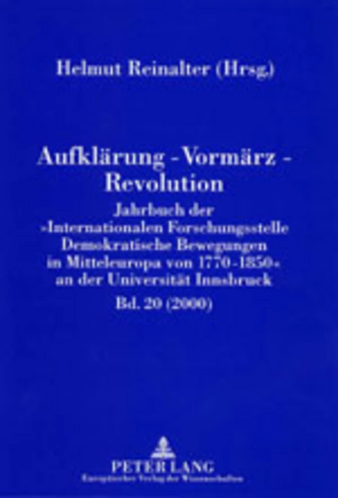 Title: Aufklärung – Vormärz – Revolution