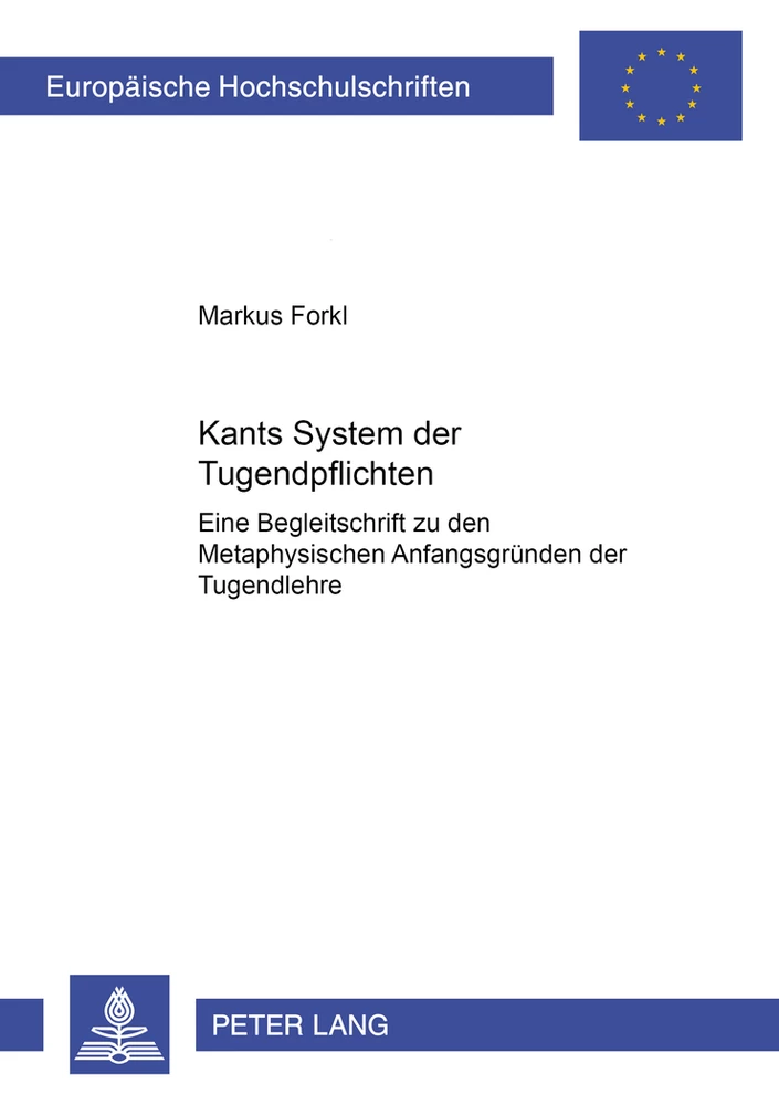 Title: Kants System der Tugendpflichten