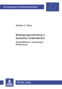 Titel: Beteiligungscontrolling in deutschen Unternehmen