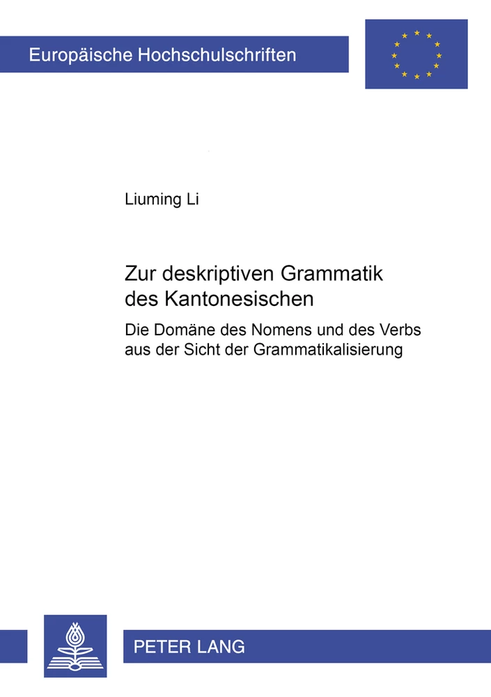 Title: Zur deskriptiven Grammatik des Kantonesischen