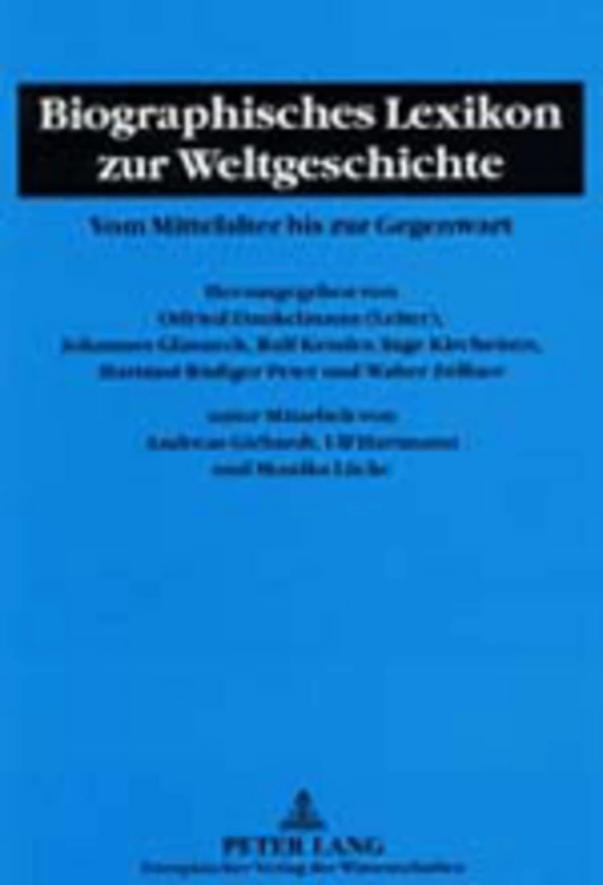 Title: Biographisches Lexikon zur Weltgeschichte