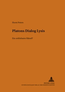 Titel: Platons Dialog «Lysis»