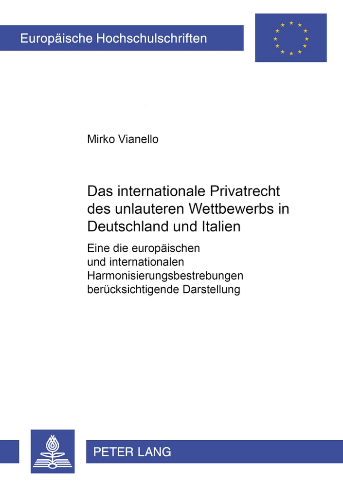 Title: Das internationale Privatrecht des unlauteren Wettbewerbs in Deutschland und Italien