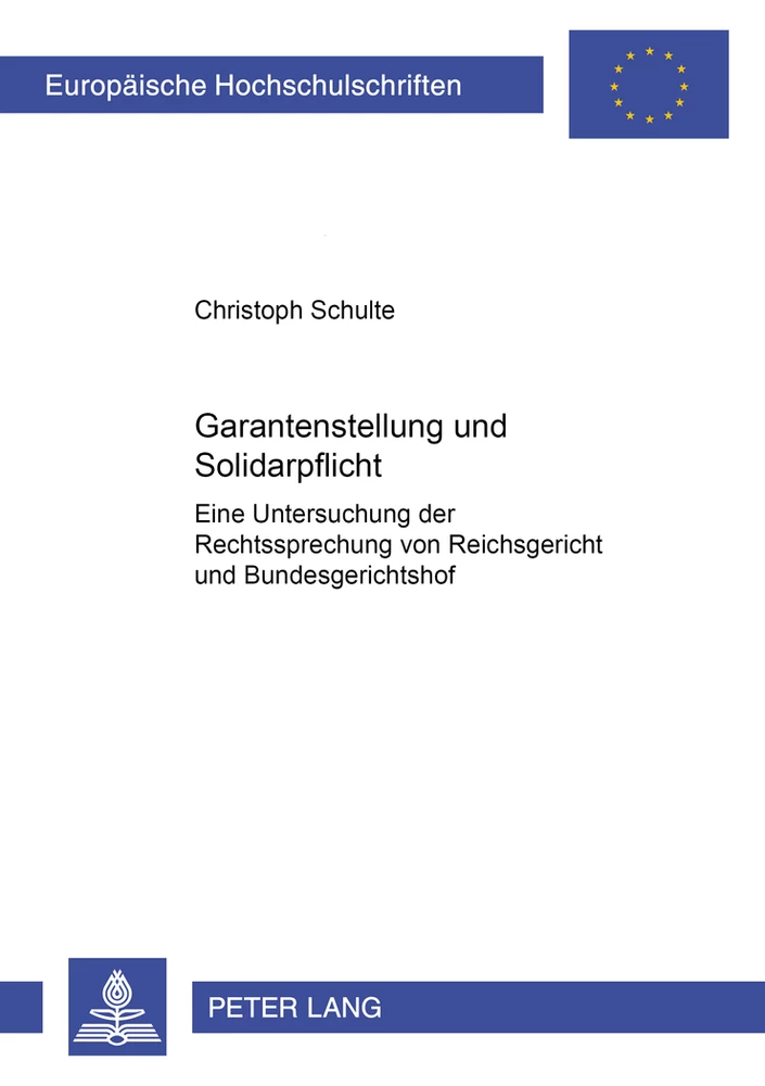 Title: Garantenstellung und Solidarpflicht
