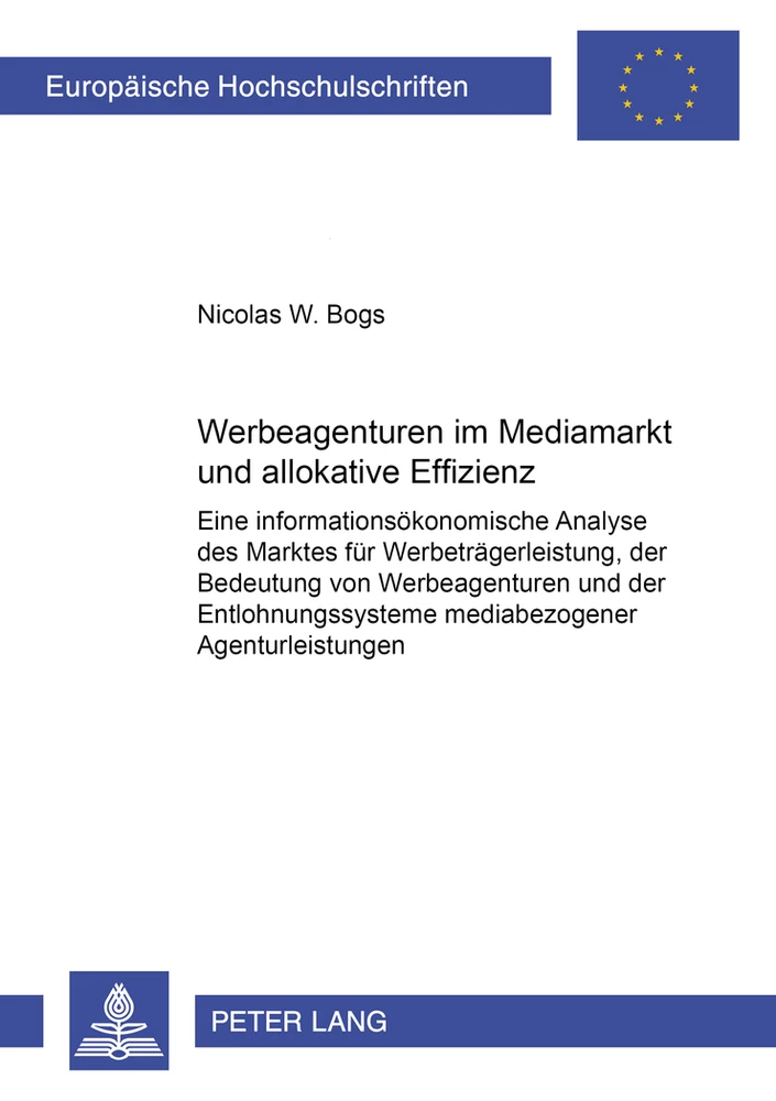 Titel: Werbeagenturen im Mediamarkt und allokative Effizienz