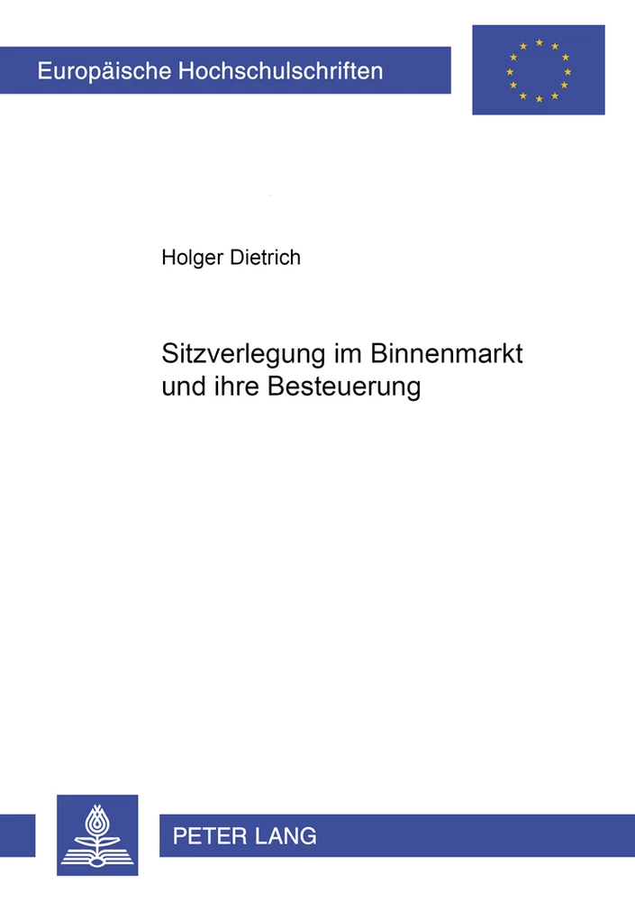 Titel: Sitzverlegung im Binnenmarkt und ihre Besteuerung