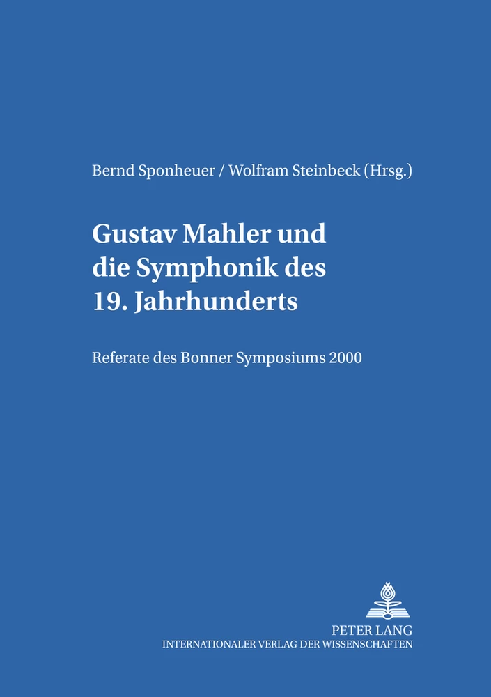 Titel: Gustav Mahler und die Symphonik des 19. Jahrhunderts