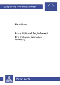 Title: Instabilität und Regierbarkeit