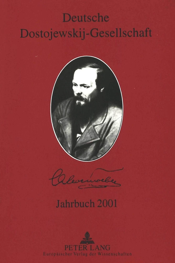 Titel: Deutsche Dostojewskij-Gesellschaft- Jahrbuch 2001