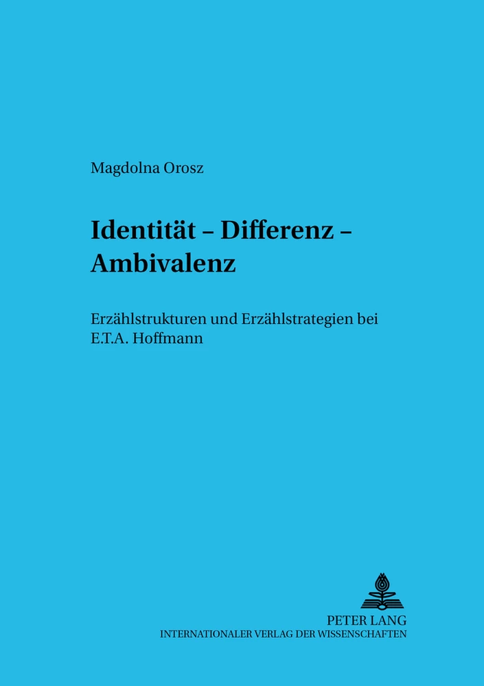 Title: Identität, Differenz, Ambivalenz
