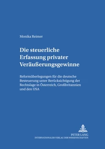 Title: Die steuerliche Erfassung privater Veräußerungsgewinne