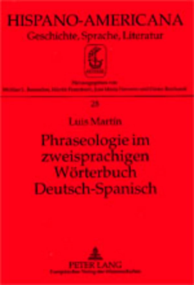 Title: Phraseologie im zweisprachigen Wörterbuch Deutsch-Spanisch