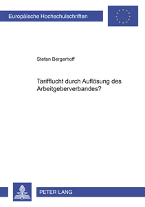 Title: Tarifflucht durch Auflösung des Arbeitgeberverbandes?