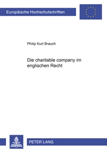 Title: Die «charitable company» im englischen Recht