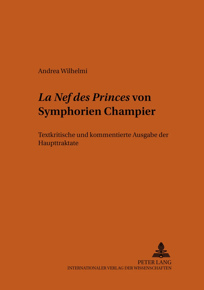 Titel: «La Nef des Princes» von Symphorien Champier