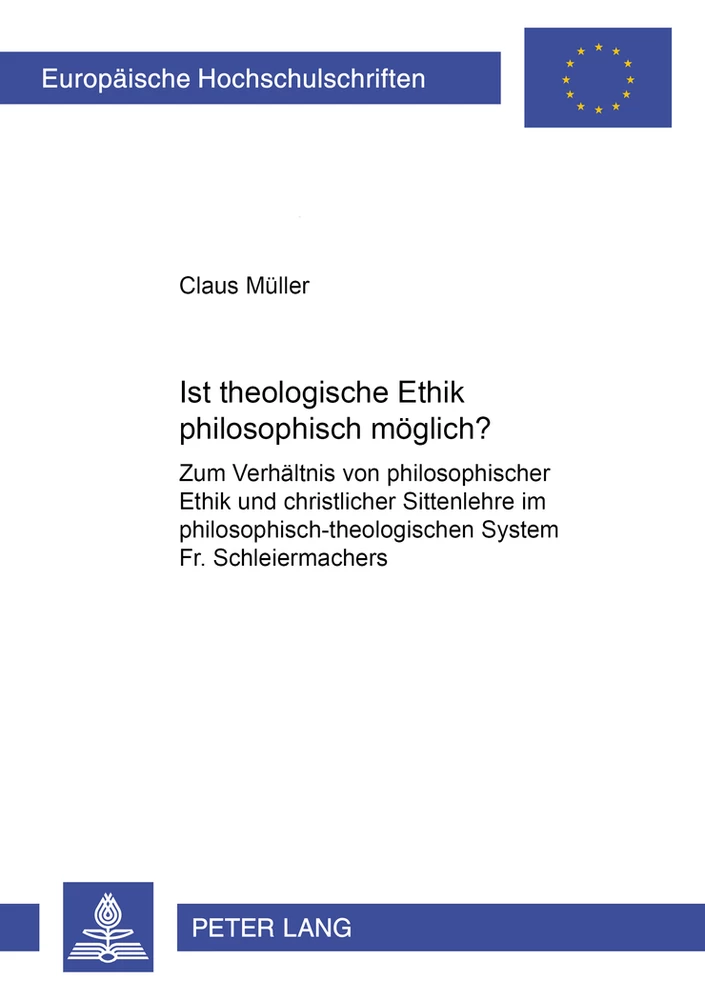 Titel: Ist theologische Ethik philosophisch möglich?