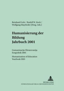 Titel: Humanisierung der Bildung- Jahrbuch 2001