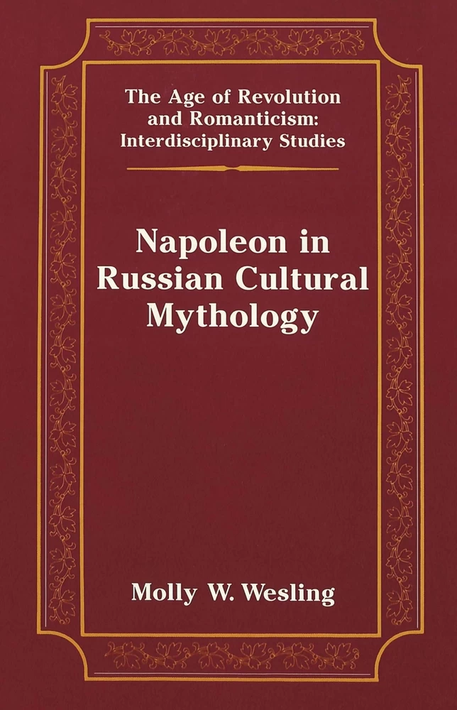 Title: Napoleon in Russian Cultural Mythology