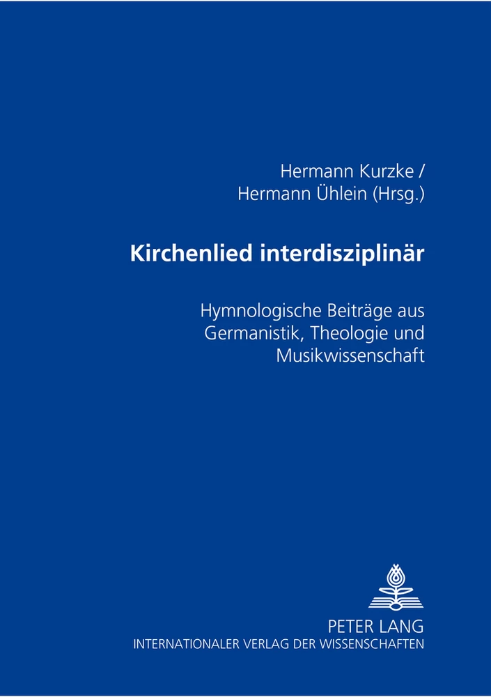 Title: Kirchenlied interdisziplinär