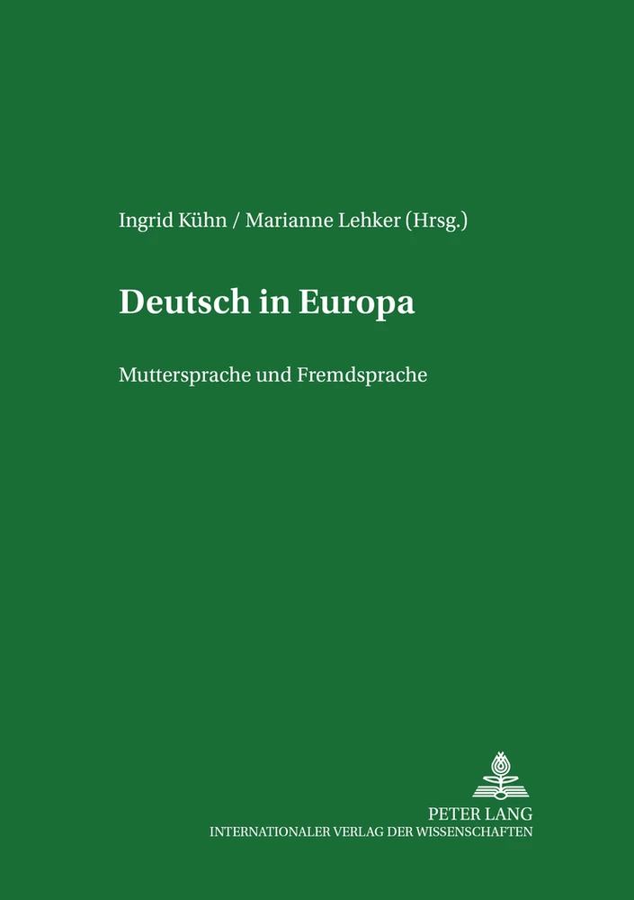 Titel: Deutsch in Europa