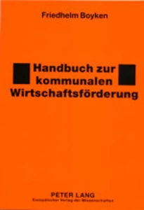Title: Handbuch zur kommunalen Wirtschaftsförderung