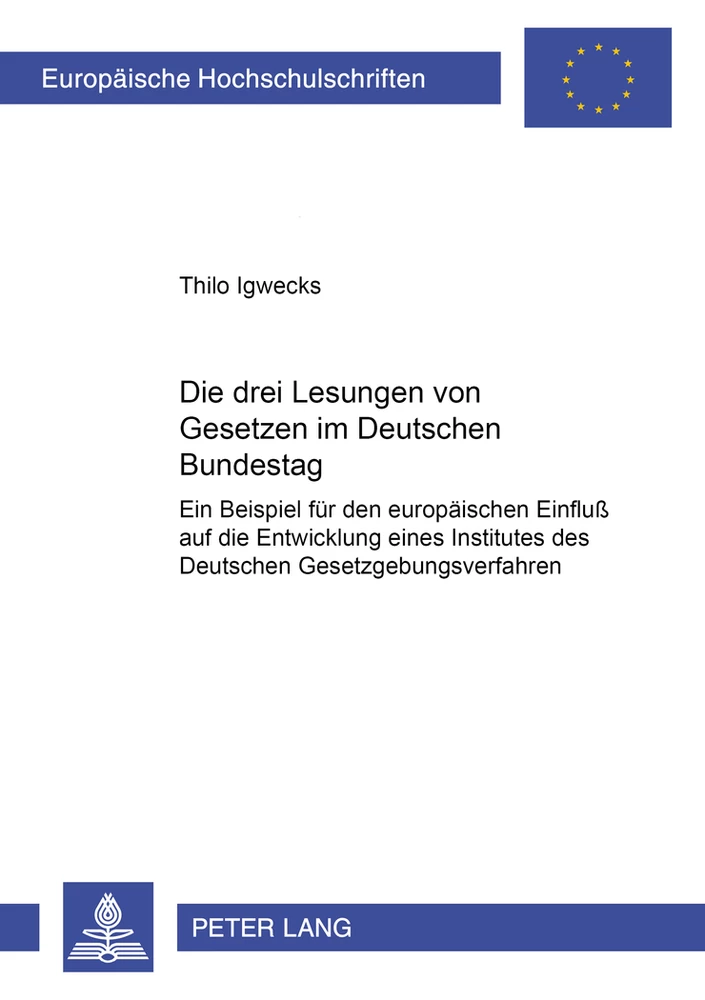 Title: Die drei Lesungen von Gesetzen im Deutschen Bundestag