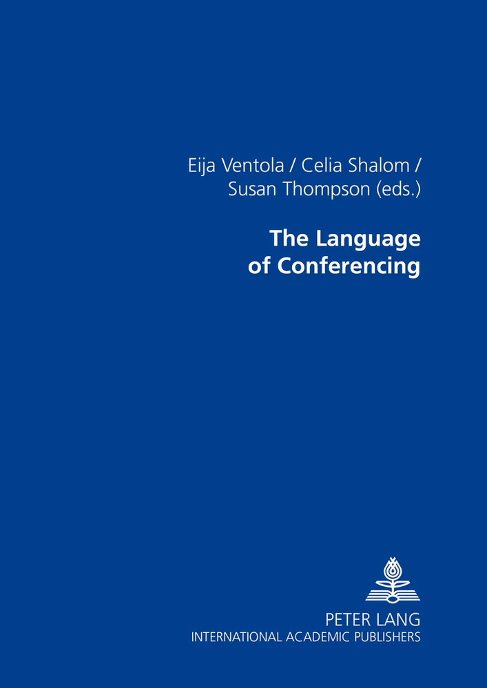Title: The Language of Conferencing