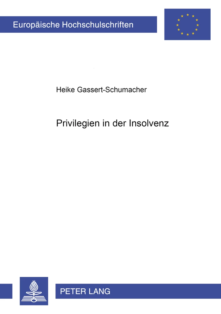 Titel: Privilegien in der Insolvenz