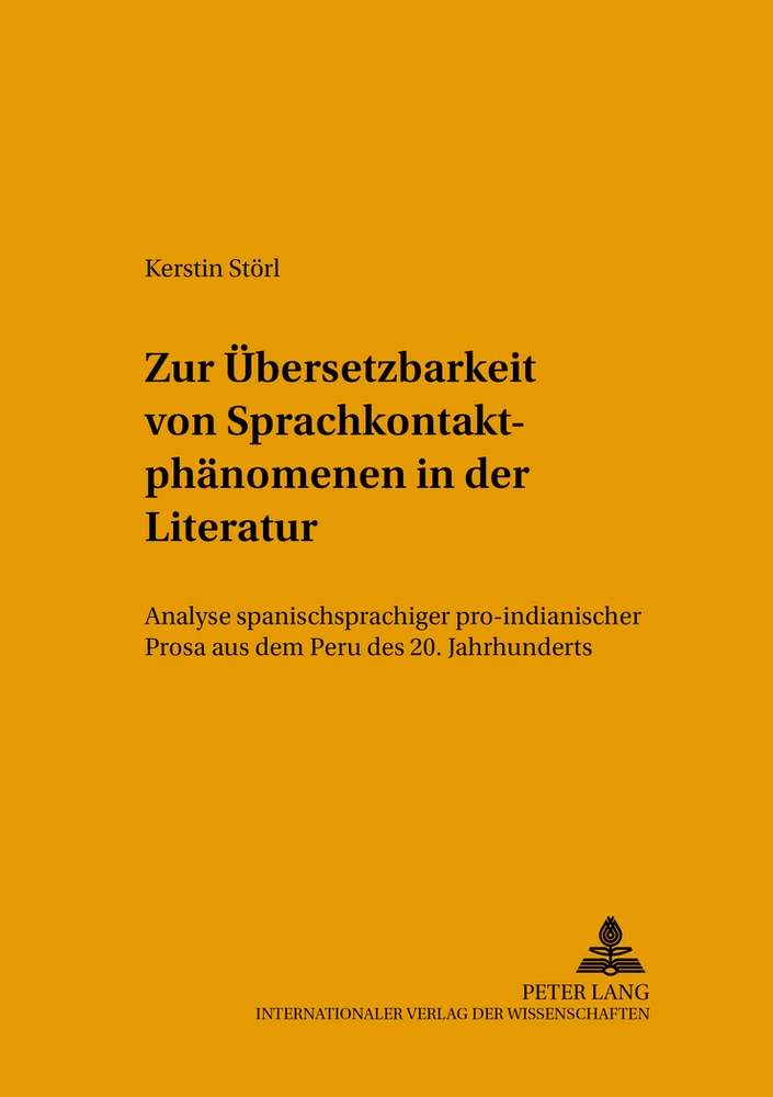 Titel: Zur Übersetzbarkeit von Sprachkontaktphänomenen in der Literatur