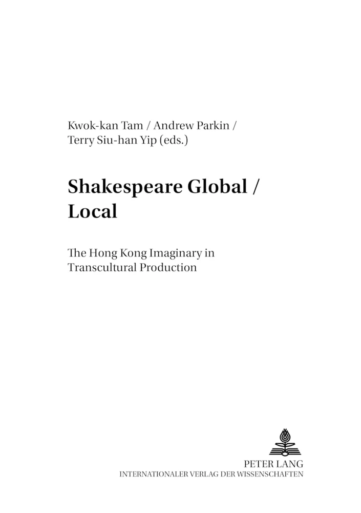 Title: Shakespeare Global / Local