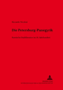Title: Die Petersburg-Panegyrik
