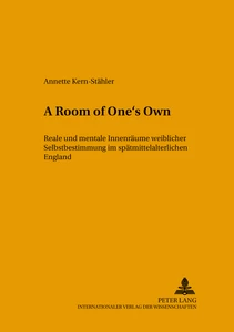 Titel: «A Room of One’s Own»