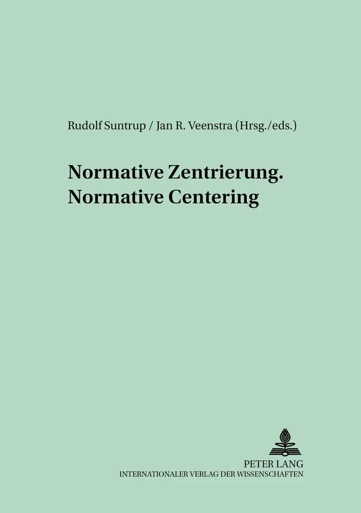 Titel: Normative Zentrierung – Normative Centering