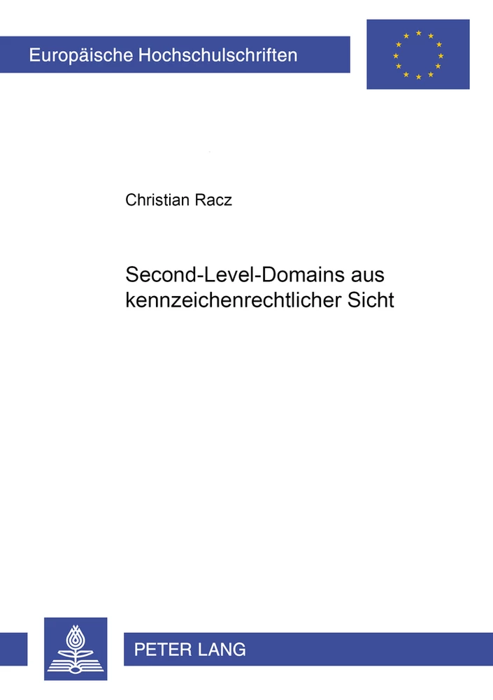 Title: Second-Level-Domains aus kennzeichenrechtlicher Sicht