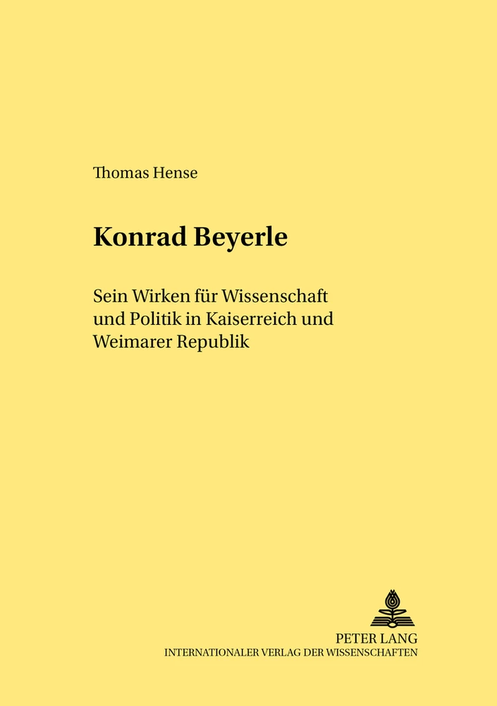 Titel: Konrad Beyerle