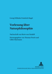 Title: Vorlesung über Naturphilosophie- Berlin 1821/22