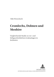 Title: Cromlechs, Dolmen und Menhire